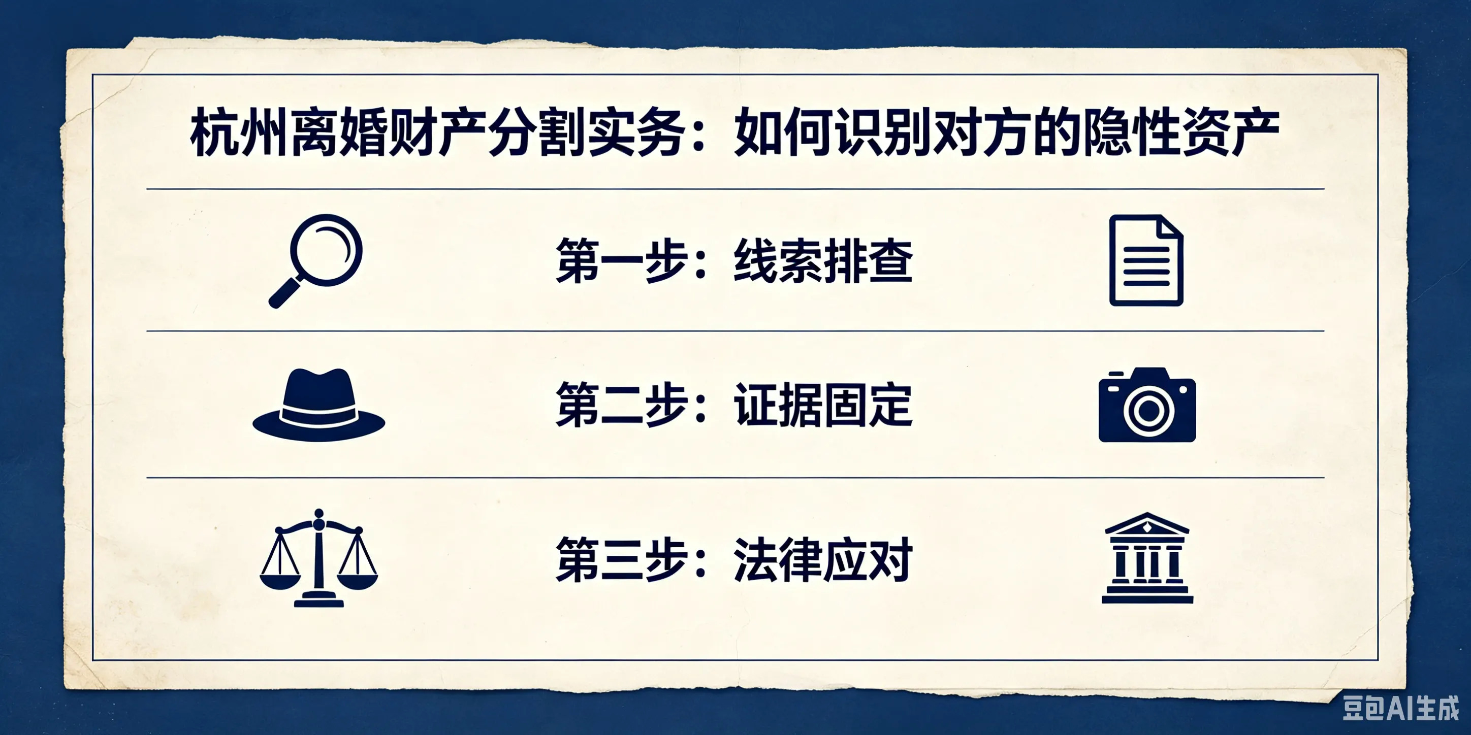 杭州离婚财产分割实务:如何识别对方的隐性资产配图