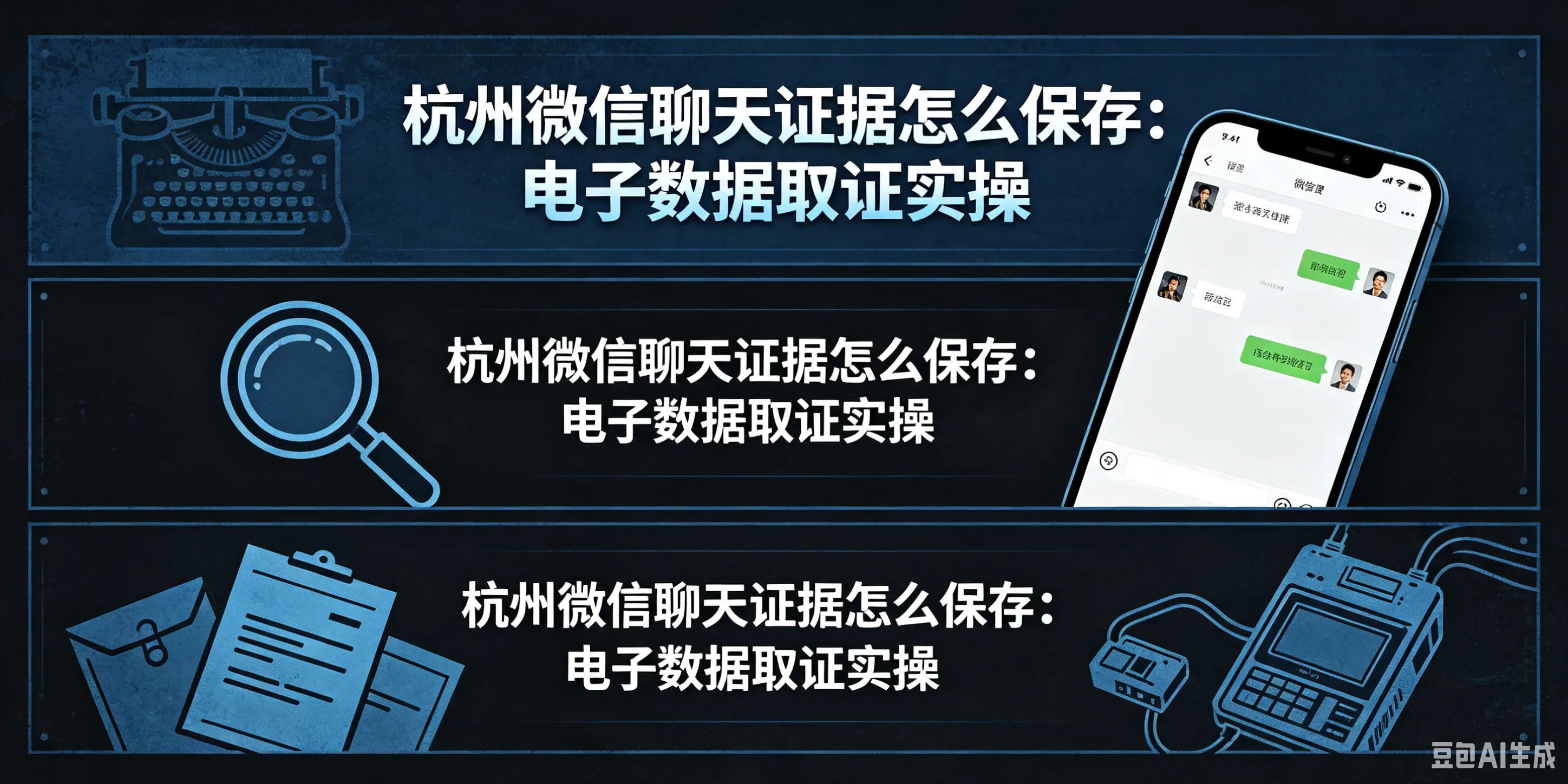 杭州微信聊天证据怎么保存:电子数据取证实操配图
